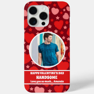 Coque iPhone 15 Pro Max Heureuse Sainte-Valentin Handsome Photo personnali