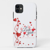 Coques Case-Mate iPhone Heureuse Sainte-Valentin moderne (Dos)