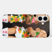 Coques Case-Mate iPhone Heureux amis de la pastèque (Verso (horizontal))