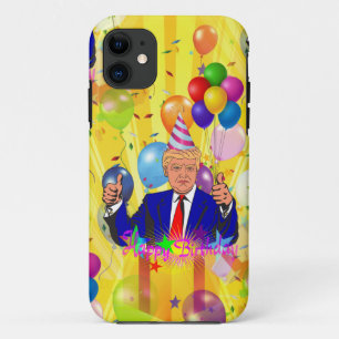 Coque Case-Mate Pour iPhone heureux anniversaire donald trump