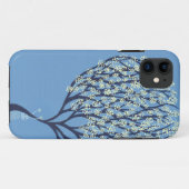 Coques Case-Mate iPhone Heureux bleu (Dos (Horizontal))