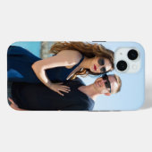 Coques Case-Mate iPhone Heureux Couple Photo Personnaliser (Verso (horizontal))
