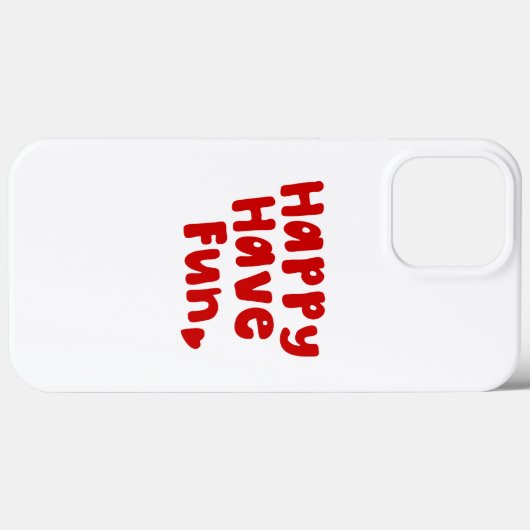 Coques Case-Mate iPhone Heureux de s'amuser (Verso (horizontal))