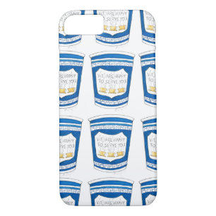 Coque iPhone 8/7 Heureux De Vous Servir NYC Greek Deli Diner Coffee