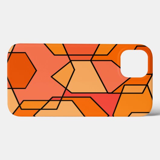 Coques Case-Mate iPhone Hexagon Bauhaus (Verso (horizontal))