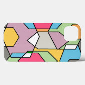 Coques Case-Mate iPhone Hexagon Bauhaus - Pastels (Verso (horizontal))