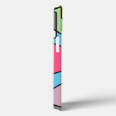 Coques Case-Mate iPhone Hexagon Bauhaus - Pastels (Verso / Droite)
