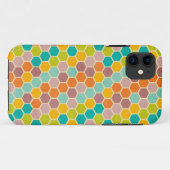Coques Case-Mate iPhone Hexagon coloré géométrique (Dos (Horizontal))