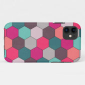 Coques Case-Mate iPhone Hexagones Gras (Dos (Horizontal))