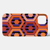 Coques Case-Mate iPhone Hexagons d'Halloween (Verso (horizontal))