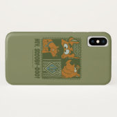 Coques Case-Mate iPhone Hey Scooby-Doo Carré tribal Graphic (Dos (Horizontal))