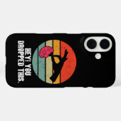 Coques Case-Mate iPhone Hey You Dropped This Brain Funny Meme Joke Retro  (Verso (horizontal))