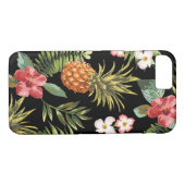 Coques Case-Mate iPhone Hibiscus d'ananas tropicaux Couverture iphone (Dos (Horizontal))