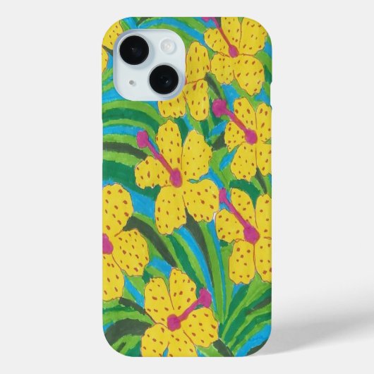 Coques Case-Mate iPhone Hibiscus de soleil Imprimer Tropical (Verso)