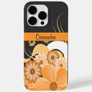 Coques Pour iPhone Hibiscus d'or de la fille moderne florale