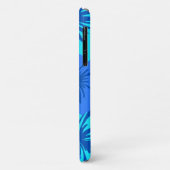 Coques Case-Mate iPhone Hibiscus épopé Floral Hawaiian Royal Blue (Dos/Gauche)