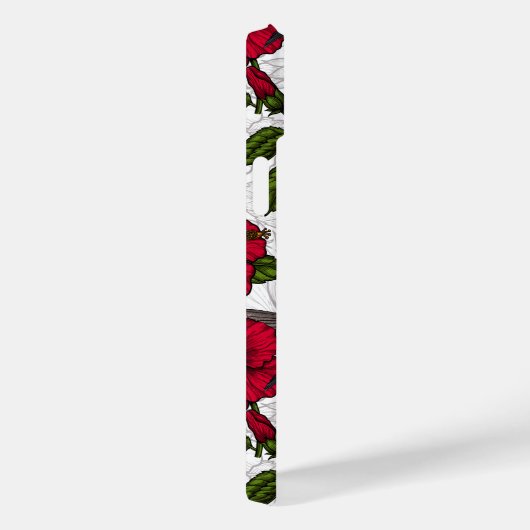 Coques Case-Mate iPhone Hibiscus et colibris (Verso / Droite)