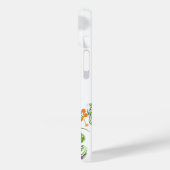 Coques Case-Mate iPhone Hibiscus floral tropical vert rose jaune blanc (Verso / Gauche)