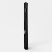 Coques Case-Mate iPhone Hibiscus hawaïen bleu (Dos/Gauche)