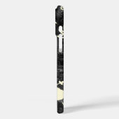 Coques Case-Mate iPhone Hibiscus hawaïen de Waimanalo Batik Noir (Verso / Gauche)