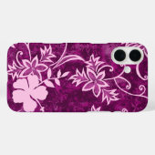 Coques Case-Mate iPhone Hibiscus hawaïen de Waimanalo Batik rose (Verso (horizontal))