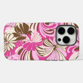 Coques Case-Mate iPhone Hibiscus Jungle Hawaïen Rose Et Brown (Verso (horizontal))