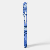 Coques Case-Mate iPhone Hibiscus Jungle Hawaiian Tropical Floral Blue (Verso / Gauche)