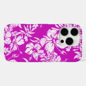 Coques Case-Mate iPhone Hibiscus Pareau Hawaii Floral Magenta (Verso (horizontal))