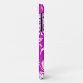 Coques Case-Mate iPhone Hibiscus Pareau Hawaii Floral Magenta (Dos/Gauche)