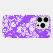 Coques Case-Mate iPhone Hibiscus Pareau Hawaiian Floral Violet (Verso (horizontal))