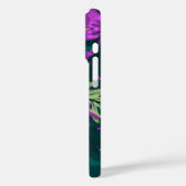 Coques Case-Mate iPhone Hibiscus peint Violet floral hawaïen hawaïen (Verso / Gauche)