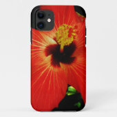 Coques Case-Mate iPhone Hibiscus rouge (Dos)