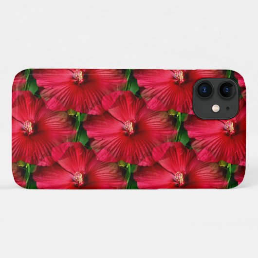 Coques Case-Mate iPhone Hibiscus rouge...... (Dos (Horizontal))