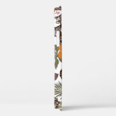 Coques Case-Mate iPhone Hibiscus Tiger, Motif exotique. (Verso / Droite)