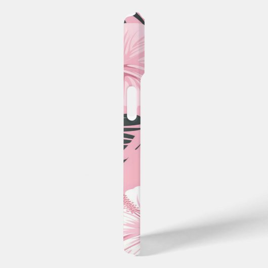 Coques Case-Mate iPhone Hibiscus tropical Manogramme (Verso / Droite)