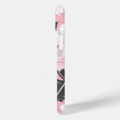 Coques Case-Mate iPhone Hibiscus tropical Manogramme (Verso / Gauche)