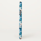 Coques Case-Mate iPhone Hibiscus tropicaux Schéma floral 2 (Dos/Droite)