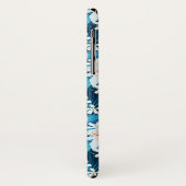 Coques Case-Mate iPhone Hibiscus tropicaux Schéma floral 2 (Dos/Gauche)