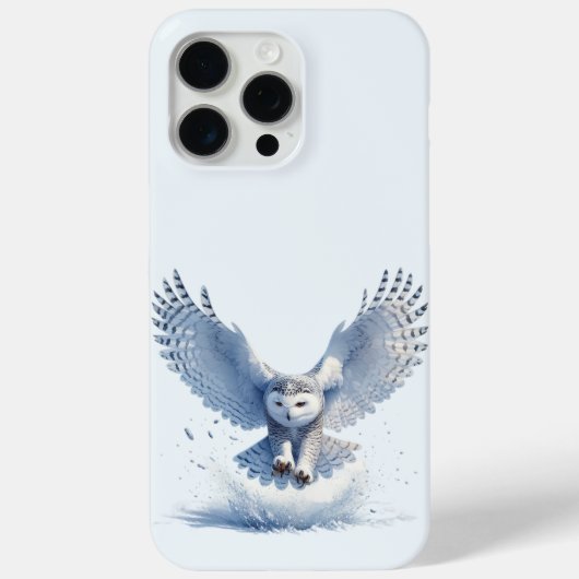 Coques Case-Mate iPhone Hibou blanc en plein plongeon (Verso)