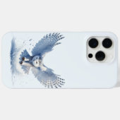Coques Case-Mate iPhone Hibou blanc en plein plongeon (Verso (horizontal))