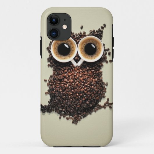 Coques Case-Mate iPhone Hibou de caféine (Dos)