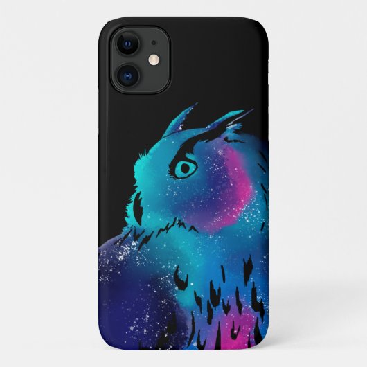 Coques Case-Mate iPhone Hibou de Galaxy (Dos)