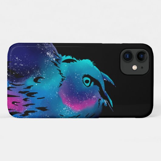 Coques Case-Mate iPhone Hibou de Galaxy (Dos (Horizontal))