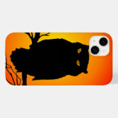 Coques Case-Mate iPhone Hibou effrayant (Verso (horizontal))
