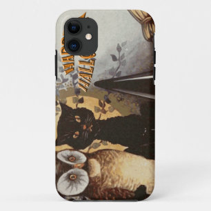 Case-Mate iPhone Case Hibou et chat Halloween