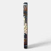 Coques Case-Mate iPhone Hibou et loup Mosaic Ai Art (Verso / Gauche)