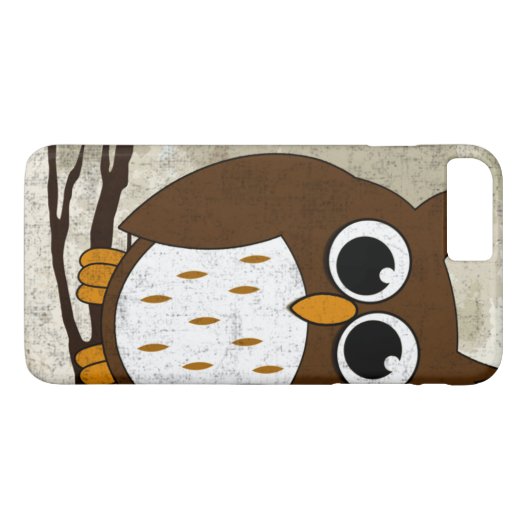 Coques Case-Mate iPhone Hibou été perché (Dos (Horizontal))