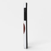 Coques Case-Mate iPhone Hibou masculin avec la moustache noire (Dos/Gauche)