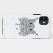 Coques Case-Mate iPhone Hibou mignon de griffonnage (Dos (Horizontal))