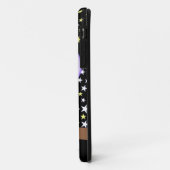 Coques Case-Mate iPhone hibou repéré par pourpre mignon (Dos/Gauche)